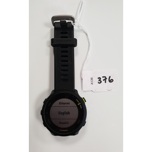 376 - GARMIN FORERUNNER 55
S/N 6VF019169
Note: It is the buyer's responsibility to make all necessary chec... 