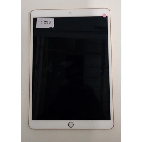 293 - APPLE IPAD AIR 3RD GEN - A2152 - WIFI 
serial number F9FD50GTLMPN. Apple account locked. 
Note: It i... 