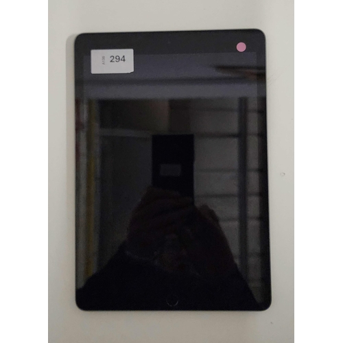 294 - APPLE IPAD 9TH GEN - A2602 - WIFI 
serial number J51Q5066L5. Apple account locked. 
Note: It is the ... 