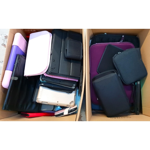 76 - TWO BOXES OF PROTECTIVE CASES
including phone, headphone, tablets, kindle, etc