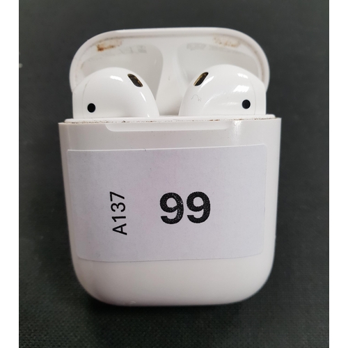 99 - PAIR OF APPLE AIRPODS 2ND GENERATION
in Lightning charging case