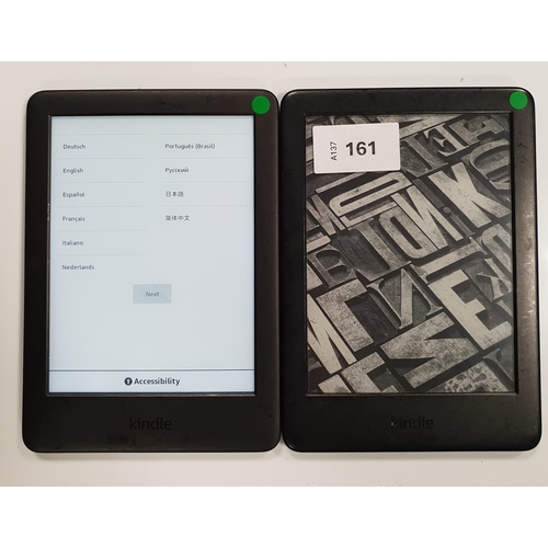 TWO AMAZON KINDLE BASIC 3 E-READERS
serial number G090 VB06 1223 03FV and G090 VB06 0366 05T2 (2)
Note: It is the buyer's responsibility to make all necessary checks prior to bidding to establish if the device is blacklisted/ blocked/ reported lost. Any checks made by Mulberry Bank Auctions will be detailed in the description. Please Note - No refunds will be given if a unit is sold and is subsequently discovered to be blacklisted or blocked etc.