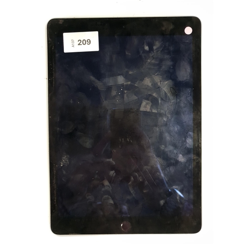 209 - APPLE IPAD AIR 2 - A1566 - WIFI 
serial number DMQS3XG1G5VW. Apple account locked. 
Note: It is the ... 