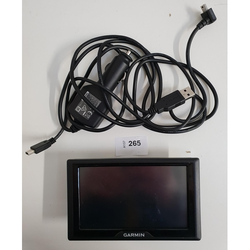 265 - GARMIN DRIVE 5 PRO SAT NAV
serial number 330168440, with chargers