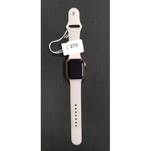 273 - APPLE WATCH SE
40mm case; model A2351; S/N HLXH98MAQ07T; Apple Account Locked 
Note: It is the buyer... 