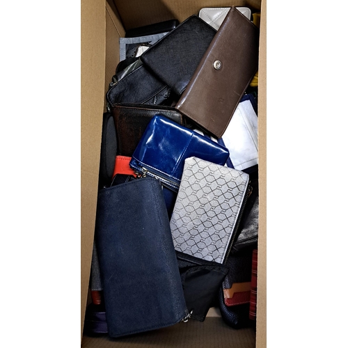 52 - ONE BOX OF PURSES AND WALLETS
branded and unbranded
