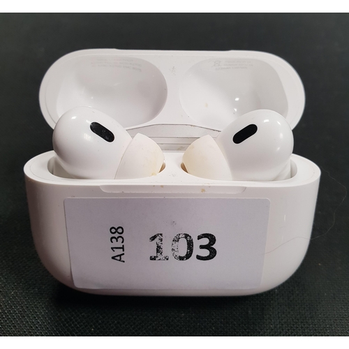 103 - PAIR OF APPLE AIRPODS PRO 2ND GEN
in AirPods MagSafe for 2nd gen charging case