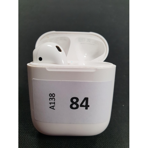 SINGLE APPLE AIRPOD 2ND GENERATION
in Lightning charging case