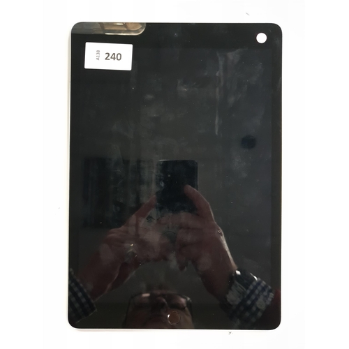 APPLE IPAD 9TH GEN - A2602 - WIFI 
serial number HL62V3FYD7. Apple account locked. 
Note: It is the buyer's responsibility to make all necessary checks prior to bidding to establish if the device is blacklisted/ blocked/ reported lost. Any checks made by Mulberry Bank Auctions will be detailed in the description. Please Note - No refunds will be given if a unit is sold and is subsequently discovered to be blacklisted or blocked etc.