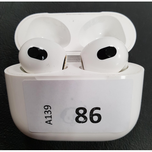 PAIR OF APPLE AIRPODS 3RD GENERATION
in MagSafe charging case
With dog image to front