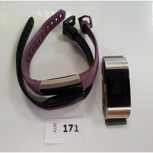 171 - THREE FITBIT FITNESS TRACKERS
comprising an Inspire 2, an Alta HR and a Charge 2