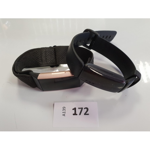TWO FITBIT FITNESS TRACKERS
comprising an Inspire HR and a Charge 3