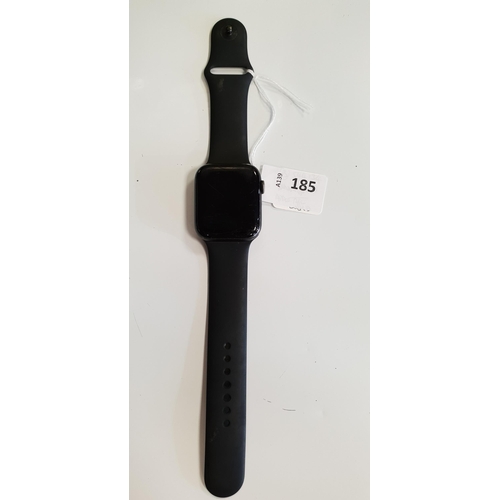 185 - APPLE WATCH SERIES 6
44mm case; model A2376; S/N GY6G3085Q1YC; Apple Account Locked 
Note: It is the... 