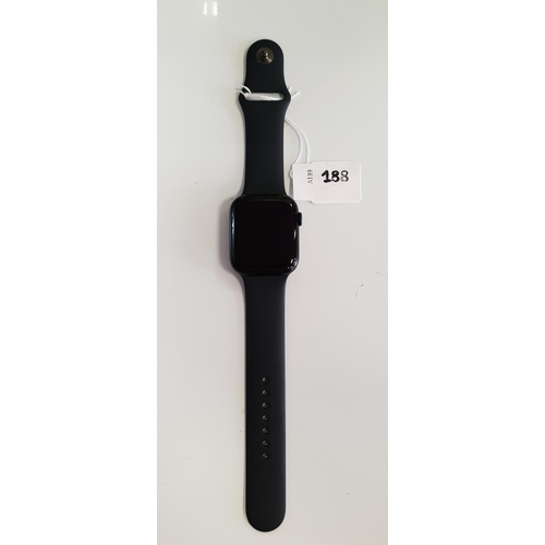 188 - APPLE WATCH SERIES 8
45mm case; model A2775; S/N KG06F94GLH; Apple Account Locked 
Note: It is the b... 