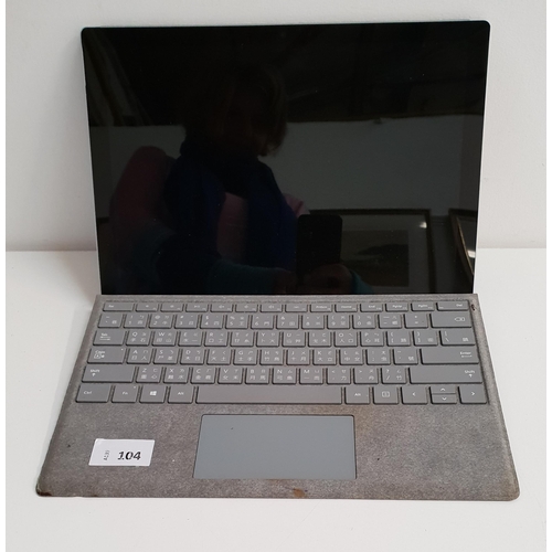 MICROSOFT SURFACE PRO 5
model 1796; 256GB; serial number 050206182153; wiped; with keyboard cover; '8899' written in pen on reverse. With Qwerty and other foreign Character keyboard
Note: It is the buyer's responsibility to make all necessary checks prior to bidding to establish if the device is blacklisted/ blocked/ reported lost. Any checks made by Mulberry Bank Auctions will be detailed in the description. Please Note - No refunds will be given if a unit is sold and is subsequently discovered to be blacklisted or blocked etc.