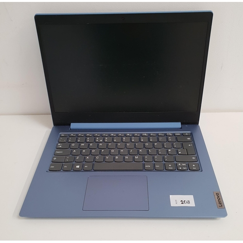 LENOVO IDEAPAD 1 14ADA05 LAPTOP
model 82GW; serial number R90ZMS70; Wiped.
Note: It is the buyer's responsibility to make all necessary checks prior to bidding to establish if the device is blacklisted/ blocked/ reported lost. Any checks made by Mulberry Bank Auctions will be detailed in the description. Please Note - No refunds will be given if a unit is sold and is subsequently discovered to be blacklisted or blocked etc.