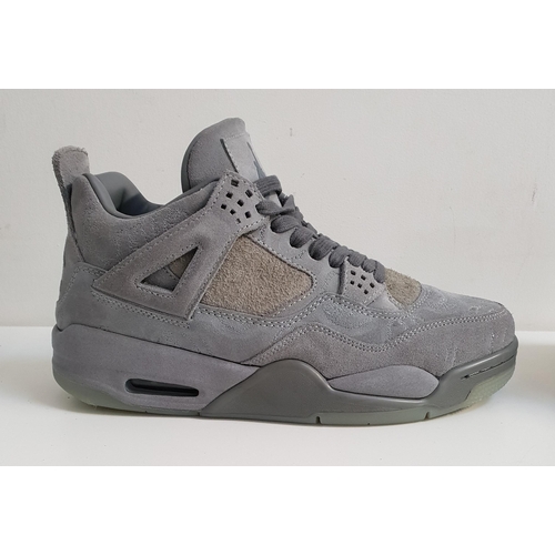 199 - PAIR OF KAWS X NIKE AIR JORDAN 4
in cool grey, UK size 9