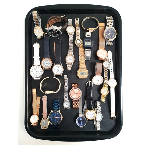 SELECTION OF LADIES AND GENTLEMEN'S WRISTWATCHES
including Wenger, Sekonda, Lorus, Constant, Accurist, Casio, Fossil, Christin Lars, Michael Kors, Citizen and Mancini (26)