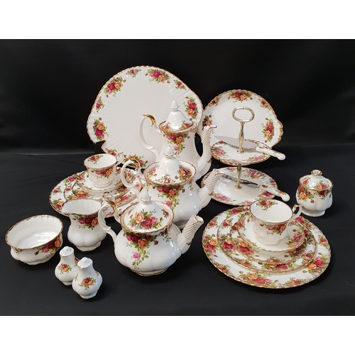 209 - ROYAL ALBERT OLD COUNTRY ROSES DINNER SERVICE
comprising four butter dishes, six entrée plates, eigh... 