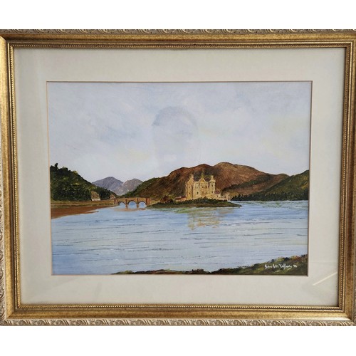 308 - JOHN S. McCAFFERTY
Eilean Donan castle, watercolour, signed and dated '98, 29.5cm x 39cm