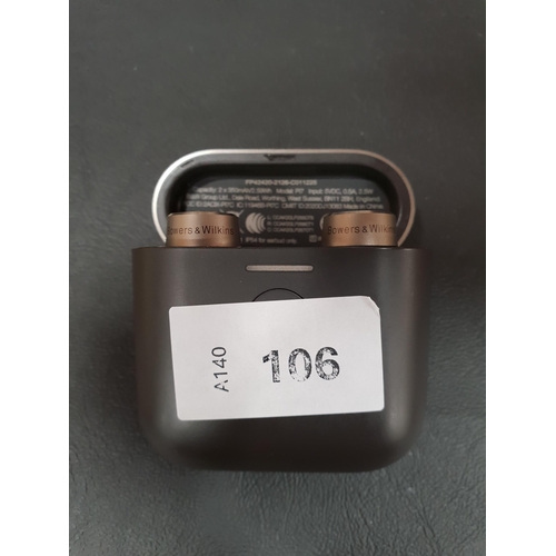 PAIR OF BOWERS & WILKINS PI7 EARBUDS
in charging case