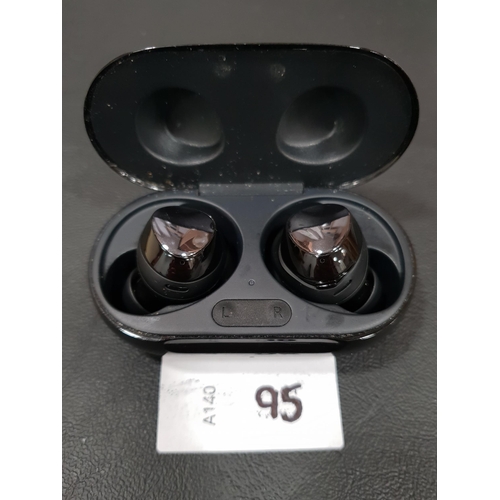 PAIR OF SAMSUNG EARBUDS
in charging case, model SM-R175