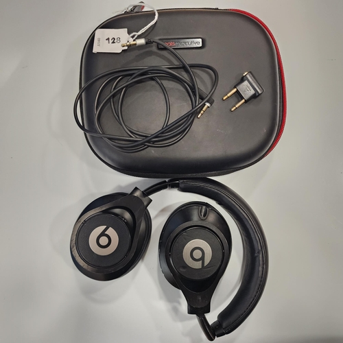 BEATS EXECUTIVE ON-EAR HEADPHONES
with original beats case and aux chord
NOTE: Split in the ear pad