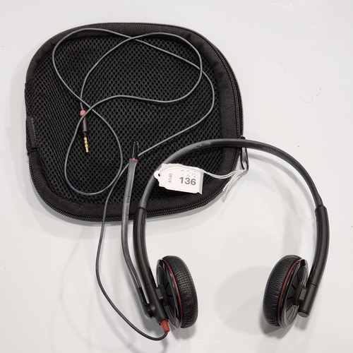 PLANTRONICS BLACKWIRE C325 HEADSET
with carry case