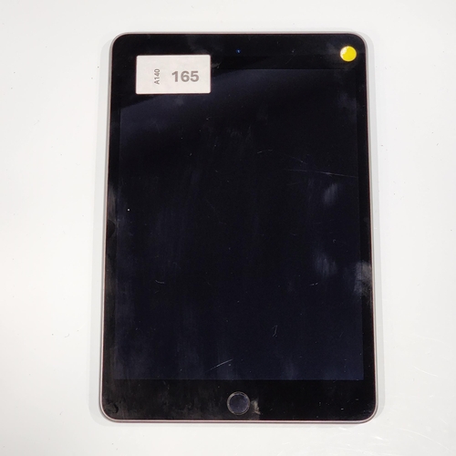 APPLE IPAD MINI 4 - A1538 - WIFI  
serial number F9FVJXTJGHKJ. Apple account locked. 
Note: It is the buyer's responsibility to make all necessary checks prior to bidding to establish if the device is blacklisted/ blocked/ reported lost. Any checks made by Mulberry Bank Auctions will be detailed in the description. Please Note - No refunds will be given if a unit is sold and is subsequently discovered to be blacklisted or blocked etc.