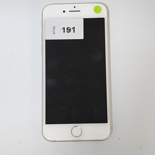 APPLE IPHONE 8 
IMEI 356395108843073. Apple Account locked. 
Note: It is the buyer's responsibility to make all necessary checks prior to bidding to establish if the device is blacklisted/ blocked/ reported lost. Any checks made by Mulberry Bank Auctions will be detailed in the description. Please Note - No refunds will be given if a unit is sold and is subsequently discovered to be blacklisted or blocked etc.