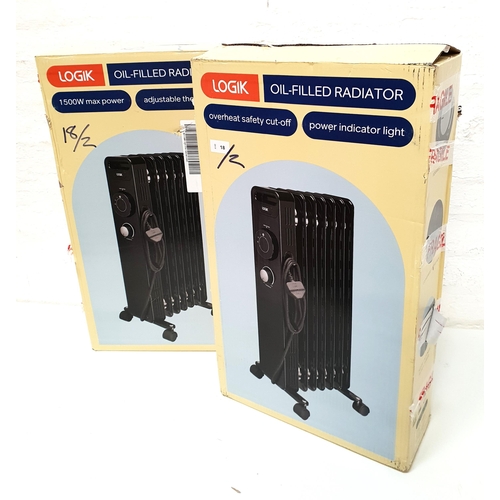 TWO OIL FILLED RADIATORS BY LOGIK
new and in boxes