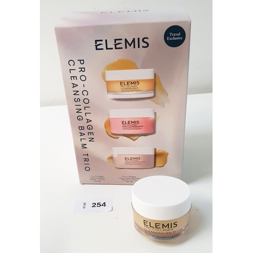 NEW AND BOXED ELEMIS PRO-COLLAGEN CLEANSING BALM TRIO 
Travel Exclusive - 3x 50g; together with an additional 20g pot of Elemis Pro-Collagen Cleansing Balm (unused but without packaging or seal)