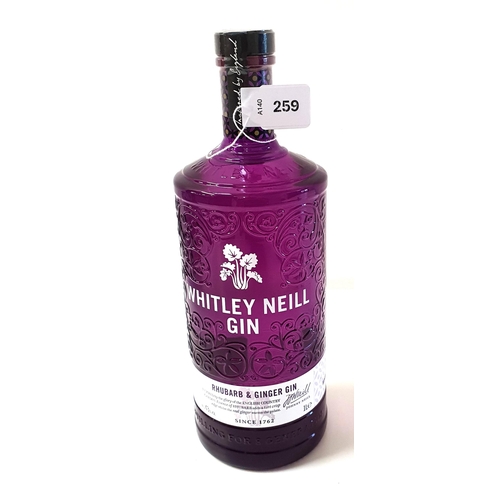 ONE BOTTLE OF WHITLEY NEILL RHUBARB & GINGER GIN
43% and 1L