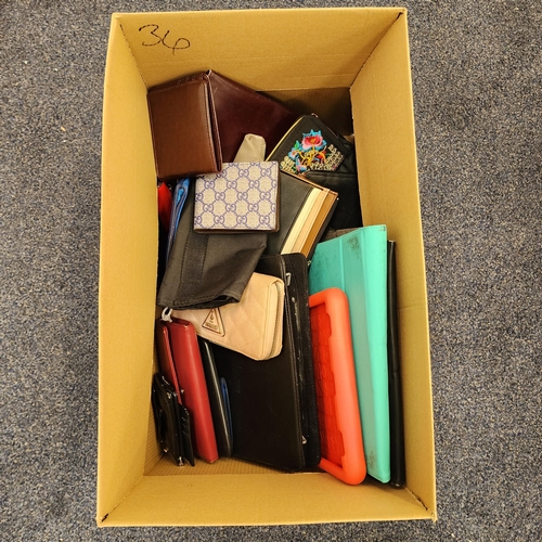 ONE BOX OF PROTECTIVE CASES, PURSES AND WALLETS
branded and unbranded, including phone and tablet cases
