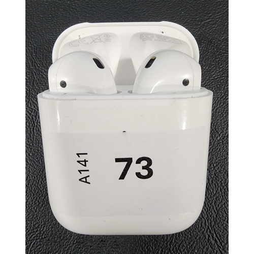 PAIR OF APPLE AIRPODS 2ND GENERATION 
in Wireless charging case