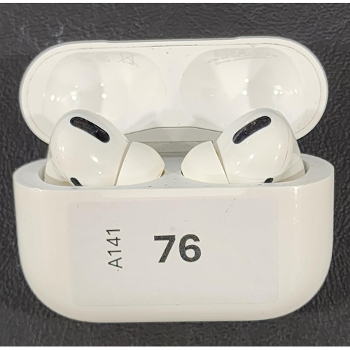 PAIR OF APPLE AIRPODS PRO
in AirPods Pro charging case
Note: left earpod badly chewed by dog