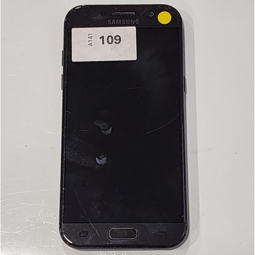 SAMSUNG GALAXY A5
model SM-A520F/DS; IMEI 356650098065016; NOT Google Account Locked. Note: scratches to back and front
Note: It is the buyer's responsibility to make all necessary checks prior to bidding to establish if the device is blacklisted/ blocked/ reported lost. Any checks made by Mulberry Bank Auctions will be detailed in the description. Please Note - No refunds will be given if a unit is sold and is subsequently discovered to be blacklisted or blocked etc.