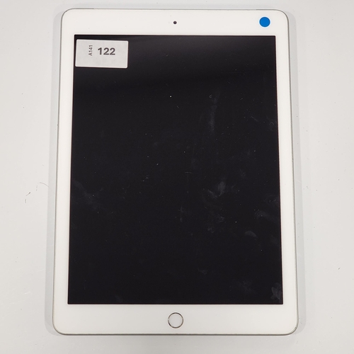 APPLE IPAD 6th GENERATION - A1954 - WIFI & CELLULAR 
serial number GG7YD1V1JF8J; IMEI 354879093708880. Apple account locked.
Note: It is the buyer's responsibility to make all necessary checks prior to bidding to establish if the device is blacklisted/ blocked/ reported lost. Any checks made by Mulberry Bank Auctions will be detailed in the description. Please Note - No refunds will be given if a unit is sold and is subsequently discovered to be blacklisted or blocked etc.
