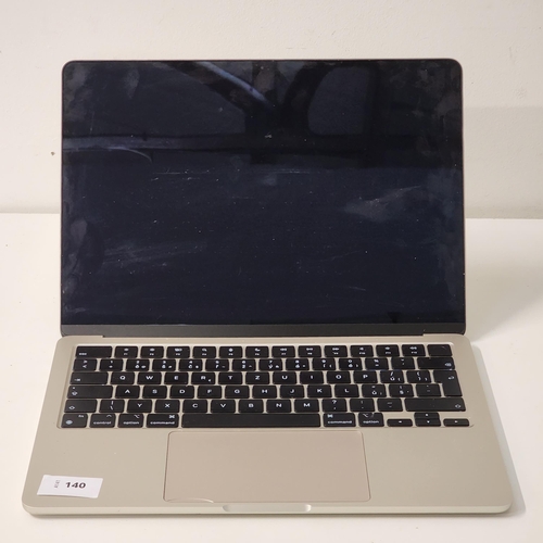 APPLE MACBOOK AIR M2
Model A2681 - Serial Number W9T65706Q3 - Wiped – NOT Apple account locked. Note: Some scratches and a sticker on the front
Note: It is the buyer's responsibility to make all necessary checks prior to bidding to establish if the device is blacklisted/ blocked/ reported lost. Any checks made by Mulberry Bank Auctions will be detailed in the description. Please Note - No refunds will be given if a unit is sold and is subsequently discovered to be blacklisted or blocked etc.
