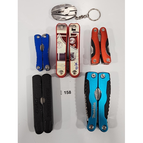 SELECTION OF SIX MULTI TOOLS 
including Coast and Makita
Note: You must be over the age of 18 to bid on this lot.