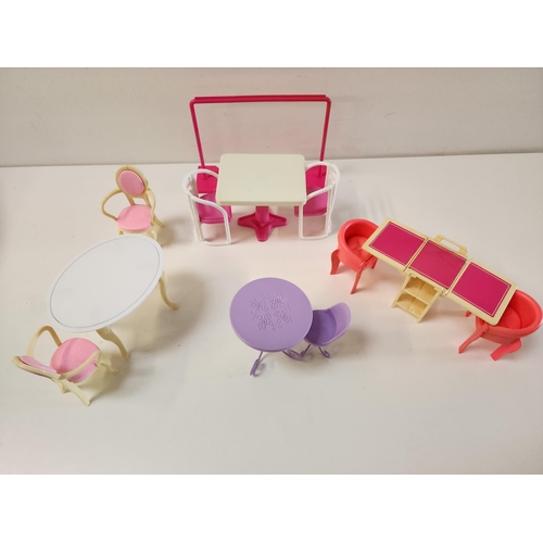 309 - LARGE SELECTION OF BARBIE FURNITURE AND HOUSEHOLD ACCESSORIES
including a battery operated washer/dr... 