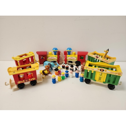 311 - LARGE SELECTION OF FISHER PRICE PLAY FAMILY TOYS
comprising two Circus Trains complete with animals ... 