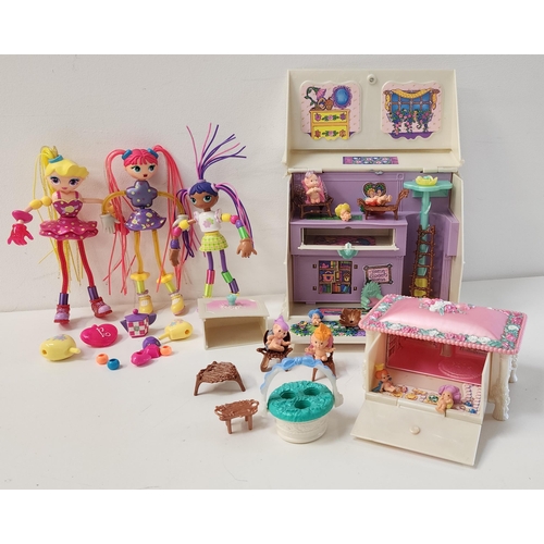 316 - SELECTION OF TOYS
comprising Tonka fairies and accessories, Betty Spaghetti dolls, Flintstones car a... 