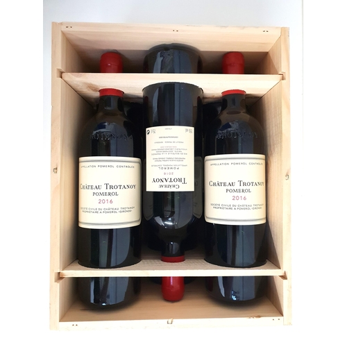 CHATEAU TROTANOY POMEROL 2016
6 bottles, in original wooden case, 75cl and 15%