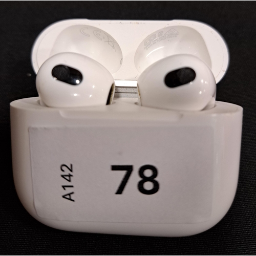 78 - PAIR OF APPLE AIRPODS 3RD GENERATION
in lightning charging case