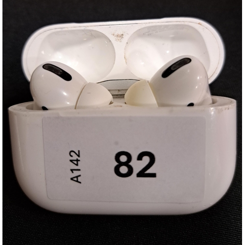 PAIR OF APPLE AIRPODS PRO
in MagSafe charging case
Note: Right earbud slightly discoloured
