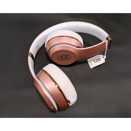 120 - BEATS SOLO3 ON-EAR WIRELESS HEADPHONES