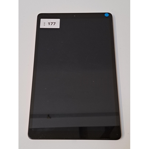 SAMSUNG TAB A 
model - SM-T5T10, s/n - R52N109HW3W, Google account locked. Note: It is the buyer's responsibility to make all necessary checks prior to bidding to establish if the device is blacklisted/ blocked/ reported lost. Any checks made by Mulberry Bank Auctions will be detailed in the description. Please Note - No refunds will be given if a unit is sold and is subsequently discovered to be blacklisted or blocked etc.