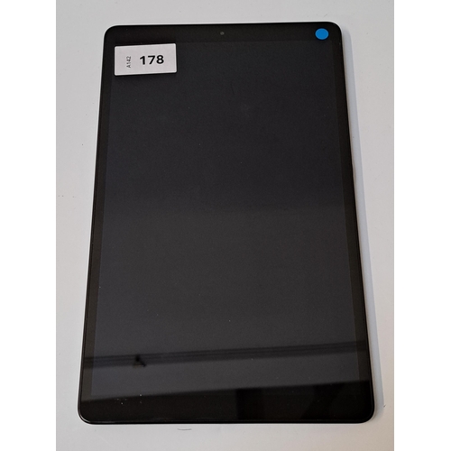 SAMSUNG TAB A 
model - SM-T5T10, s/n - R52M60YVMLN, Google account locked. Note: It is the buyer's responsibility to make all necessary checks prior to bidding to establish if the device is blacklisted/ blocked/ reported lost. Any checks made by Mulberry Bank Auctions will be detailed in the description. Please Note - No refunds will be given if a unit is sold and is subsequently discovered to be blacklisted or blocked etc.
