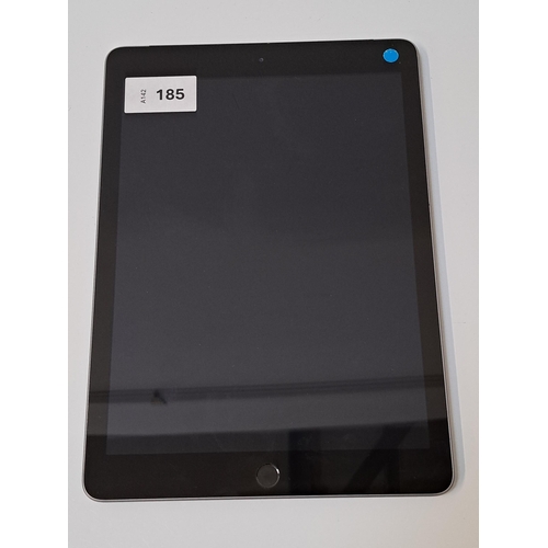 APPLE IPAD 5TH GENERATION - A1823 - WIFI+CELL 
IMEI: 359456081516818. Apple account locked. Note: Sticky sticker residue on back.
Note: It is the buyer's responsibility to make all necessary checks prior to bidding to establish if the device is blacklisted/ blocked/ reported lost. Any checks made by Mulberry Bank Auctions will be detailed in the description. Please Note - No refunds will be given if a unit is sold and is subsequently discovered to be blacklisted or blocked etc.